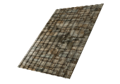 Профнастил С8A v02 Grand Line 0,45 Print Elite с пленкой Fine Stone TwinColor Центр Кровли