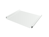 Кликфальц Pro Grand Line 0,45 Drap с пленкой на замках RAL 9003 сигнальный белый Центр Кровли