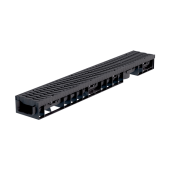 Лоток водоотводный пластиковый Аquastok Master DN100 H70 класс нагрузки B125 (комплект) 1000х148х70 (110701) Центр Кровли