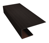 J-Профиль 18мм 0,45 Print Elite Coffee Wood TwinColor (2м) Центр Кровли