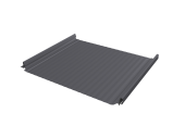 Кликфальц Pro Gofr Grand Line 0,45 Drap с пленкой на замках RAL 7004 сигнальный серый Центр Кровли