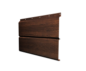 Софит ЭкоБрус new c перфорацией 0,45 Print Premium с пленкой Cherry Wood Dark FTC Центр Кровли