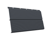 ЭкоБрус 0,345 Gofr Grand Line 0,5 Satin RAL 7024 мокрый асфальт Центр Кровли