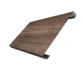 Ламель лицевая 200 забора жалюзи Texas 0,45 Print Premium с пленкой Almond Wood Fresh Центр Кровли