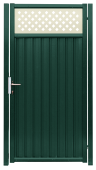 Калитка Estet Plus 2,0х1 RAL 6005/1013 Центр Кровли