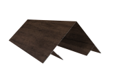 Планка угла внешнего составная верхняя 0,45 Print-Double Elite Antique Wood (3м) Центр Кровли