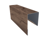 Планка П-образная заборная 17 0,45 Print Premium Almond Wood Fresh (2м) Центр Кровли