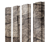 Штакетник Прямоугольный с прямым резом 0,45 Print Elite King Stone TwinColor Центр Кровли