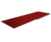 Планка финишная 48х25 0,45 PE с пленкой RAL 3011 коричнево-красный (2м) Центр Кровли