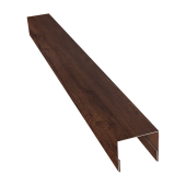 Планка П-образная заборная 24 0,4 Print Premium Cherry Wood Fresh TwinColor (2,5м) Центр Кровли