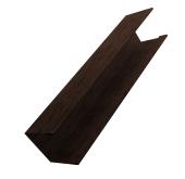 Крышка жалюзи Milan Slim 0,45 Print-double Premium Antique Wood (3м) Центр Кровли