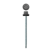 Саморез кровельный Daxmer 4,8х70 (100шт) сверло №1 RAL 7004 Центр Кровли