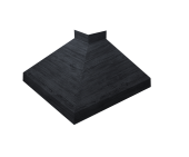 Угол отлива внешний 150 0,45 Print Premium с пленкой Grey Wood TwinColor Центр Кровли