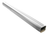 Труба прямоугольная Vortex 1м RAL 9003 Центр Кровли