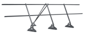 Ограждение кровельное Grand Line 0,9х3 RAL 7024 Центр Кровли