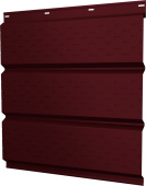 Софит металлический Классик v02 Grand Line полная перфорация 0,45 PE с пленкой RAL 3005 красное вино Центр Кровли