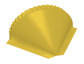 Заглушка конусная 0,45 PE RAL 1018 цинково-желтый Центр Кровли