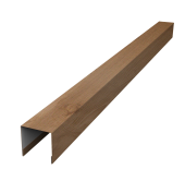 Планка вертикальная лицевая для забора жалюзи Palermo 0,45 Print Premium Pine Wood Fresh (2м) Центр Кровли