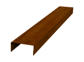 Крышка 30х15 жалюзи Texas 0,45 Print-double Premium Golden Wood Intense F (2м) Центр Кровли