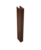 Стойка Texas для калиток и ворот 0,45 Print Elite Choco Wood TwinColor (3м) Центр Кровли