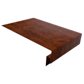 Планка околооконная сложная Экобрус Grand Line 200х50х25 0,45 Print Elite Cherry Wood TwinColor (3м) Центр Кровли