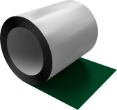Отмотка Inside Grand Line с внутренним диаметром намотки 500мм 0,5 PE с пленкой RAL 6005 зеленый мох Центр Кровли