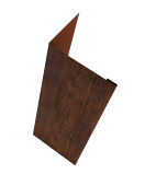 Нащельник (для калиток и ворот) 25х35 жалюзи Milan, Tokyo, Palermo 0,45 Print Premium Cherry Wood Dark FTC (L2,0) Центр Кровли