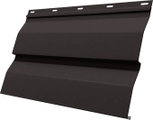 Корабельная Доска Grand Line 0,5 GreenCoat Pural БТ матовый с пленкой RR 32 темно-коричневый (RAL 8019 серо-коричневый) Центр Кровли