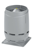 Выход вентиляционный Vilpe Flow 160S с основанием 300x300 светло-серый Центр Кровли