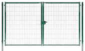 Ворота Medium New Lock 1,53х4,0 RAL 6005 Центр Кровли