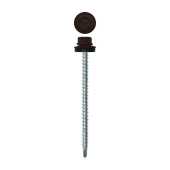 Саморез кровельный Daxmer 4,8х70 (100шт) сверло №1 RAL 8017 Центр Кровли