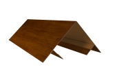 Планка угла внешнего составная верхняя 0,4 Print Premium Golden Wood Intense FTC (3м) Центр Кровли