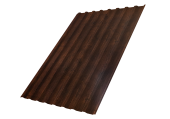 Профнастил С20B 0,45 Print-Double Premium Cherry Wood Dark F Центр Кровли