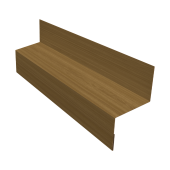Отлив межэтажный 35 0,45 Print Elite Honey Wood TwinColor (2м) Центр Кровли