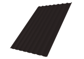 Профнастил С20B 0,5 Satin с пленкой RAL 9005 черный Центр Кровли