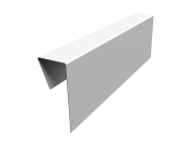 картинка Планка приемная оконная фибросайдинга 0,45 PE-Double с пленкой RAL 9003 сигнальный белый (2м) Центр Кровли Планка приемная оконная фибросайдинга 0,45 PE-Double с пленкой RAL 9003 сигнальный белый (2м) Центр Кровли