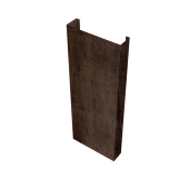 Полустолб для С8,С10 0,45 Print Elite с пленкой Antique Wood TwinColor (L1,5) Центр Кровли