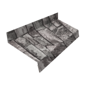 Отлив простой 50 0,45 Print Elite Fine Stone TwinColor (2м) Центр Кровли