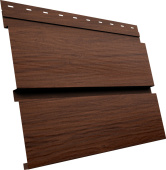 Квадро Брус 3D в02 Grand Line 0,45 Принт Элит Шоколадное дерево TwinColor Центр Кровли