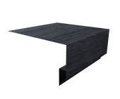 Планка околооконная сложная 250х75х18 (j-фаска) 0,45 Print Premium Grey Wood TwinColor (3м) Центр Кровли