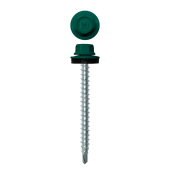 Саморез кровельный Daxmer 4,8х50 (150шт) сверло №1 RAL 6026 Центр Кровли