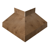 Угол отлива внешний 70 0,45 Print Premium с пленкой Pine Wood Fresh Центр Кровли