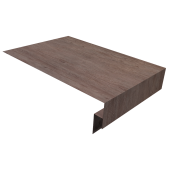 Планка околооконная сложная 250х50х12 (j-фаска) 0,45 Print Elite White Wood TwinColor (2м) Центр Кровли