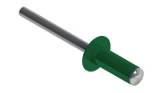 Заклёпка вытяжная Daxmer 4,8х12 RAL 6029 (500 шт) сталь/сталь Центр Кровли