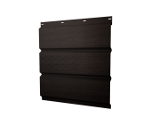 Софит металлический центральная перфорация 0,45 Print Elite с пленкой Coffee Wood TwinColor Центр Кровли