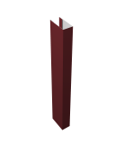 Стойка Texas для калиток и ворот 0,5 Satin Matt RAL 3005 красное вино (2,5м) Центр Кровли