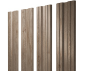 Штакетник Twin с прямым резом 0,45 Print Elite White Wood Twin с прямым резомColor Центр Кровли