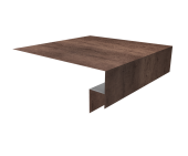 Планка околооконная сложная 200х50х12 (j-фаска) 0,45 Print Premium Almond Wood Fresh (3м) Центр Кровли