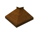 Угол отлива внешний 150 0,45 Print-Double Premium с пленкой Golden Wood Fresh Центр Кровли