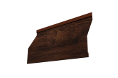 Ламель забора жалюзи Milan Slim 0,45 Print Elite Cherry Wood TwinColor Центр Кровли